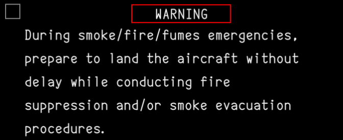 Warning Item